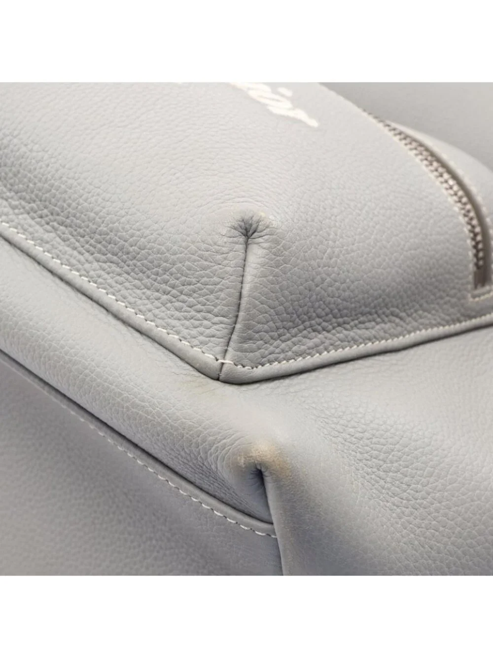 Dior Backpack Rider Gray White Leather